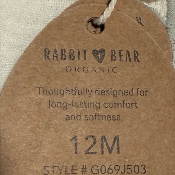 Rabbit & Bear Organic Cream Floral Kids Dress - Picture 5 of 5